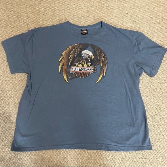 Motor Harley Davidson Cycles US 129 Dragon Tallassee Smokey Mountain Shirt 3XL - Picture 11 of 11